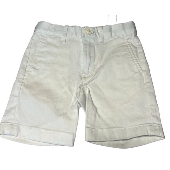 crewcuts Casual Flat Front Boy's Size 4 White Cotton New without Tags Flaws note - Picture 1 of 4